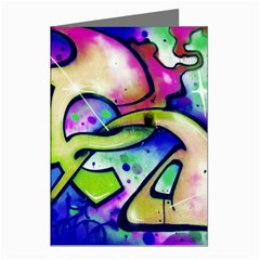 Graffity Greeting Card (8 Pack) by Siebenhuehner