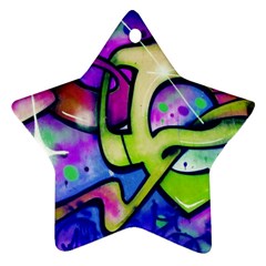 Graffity Star Ornament (two Sides) by Siebenhuehner