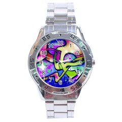 Graffity Stainless Steel Watch by Siebenhuehner