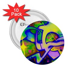 Graffity 2 25  Button (10 Pack) by Siebenhuehner