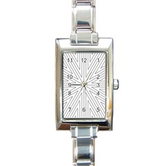 Explosion Rectangular Italian Charm Watch