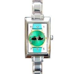 my style Rectangular Italian Charm Watch