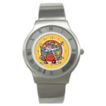 Flying Monkey Stainless Steel Watch (Slim) Front