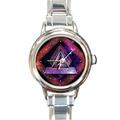 Galaxy Time Round Italian Charm Watch