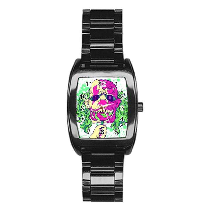 Bozo Zombie Stainless Steel Barrel Watch