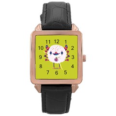 Moshi Watch Rose Gold Leather Watch 