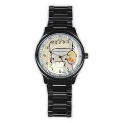 Happy Beam Sport Metal Watch (black)