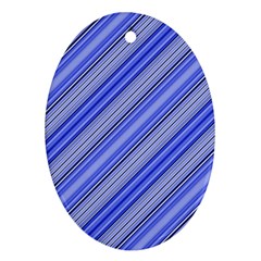 Lines Oval Ornament