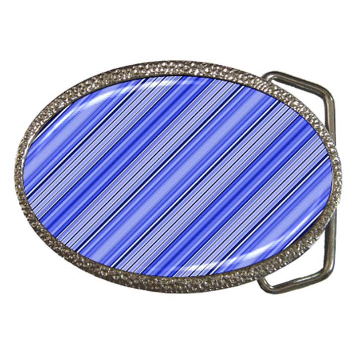 Lines Belt Buckle (Oval)