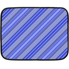 Lines Mini Fleece Blanket (Two Sided)