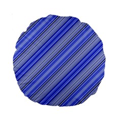 Lines 15  Premium Round Cushion  by Siebenhuehner