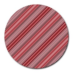 Lines 8  Mouse Pad (round) by Siebenhuehner