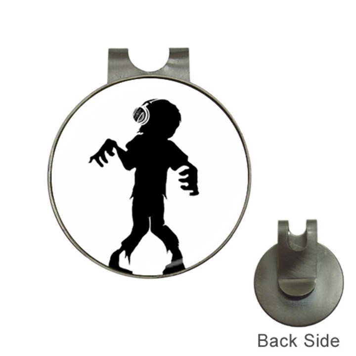 Zombie boogie Hat Clip with Golf Ball Marker