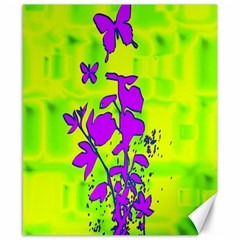 Butterfly Green Canvas 8  X 10  (unframed) by uniquedesignsbycassie