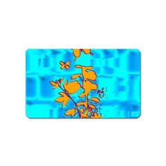 Butterfly Blue Magnet (name Card)