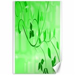 Floral Green Canvas 24  x 36  (Unframed) 23.35 x34.74  Canvas - 1