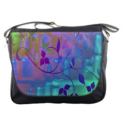 Floral Multicolor Messenger Bag by uniquedesignsbycassie