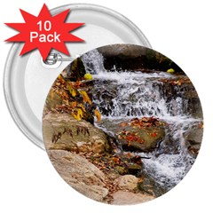 Waterfall 3  Button (10 Pack)