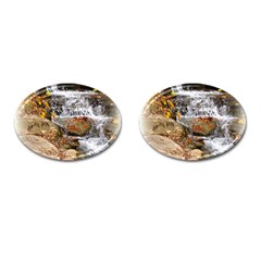 Waterfall Cufflinks (oval) by uniquedesignsbycassie