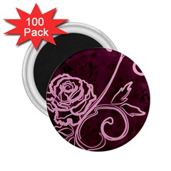 Rose 2 25  Button Magnet (100 Pack) by uniquedesignsbycassie