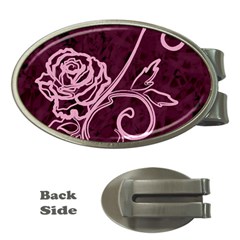 Rose Money Clip (oval) by uniquedesignsbycassie