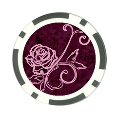 Rose Poker Chip (10 Pack) by uniquedesignsbycassie