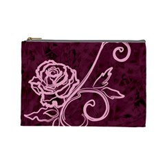 Rose Cosmetic Bag (large) by uniquedesignsbycassie