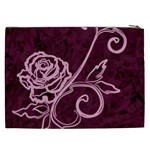 Rose Cosmetic Bag (XXL) Back