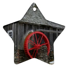 Vermont Christmas Barn Star Ornament