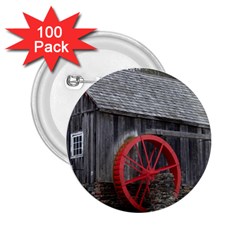 Vermont Christmas Barn 2 25  Button (100 Pack) by plainandsimple