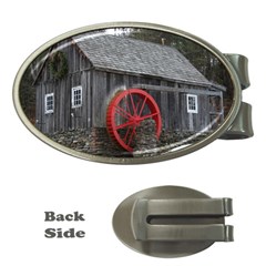 Vermont Christmas Barn Money Clip (oval) by plainandsimple