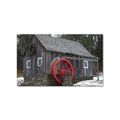 Vermont Christmas Barn Sticker (Rectangle)