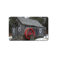 Vermont Christmas Barn Magnet (Name Card)