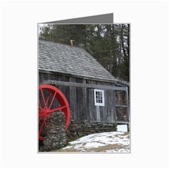 Vermont Christmas Barn Mini Greeting Card