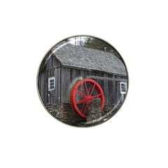 Vermont Christmas Barn Golf Ball Marker (for Hat Clip) by plainandsimple