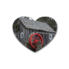Vermont Christmas Barn Drink Coasters 4 Pack (Heart) 