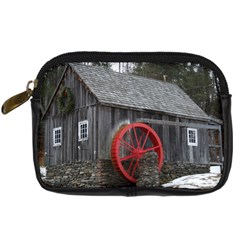 Vermont Christmas Barn Digital Camera Leather Case