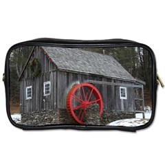 Vermont Christmas Barn Travel Toiletry Bag (Two Sides)