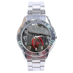 Vermont Christmas Barn Stainless Steel Watch