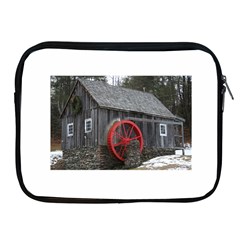 Vermont Christmas Barn Apple Ipad Zippered Sleeve by plainandsimple