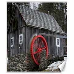 Vermont Christmas Barn Canvas 8  X 10  (unframed) by plainandsimple