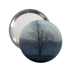 Foggy Tree Handbag Mirror (2 25 ) by plainandsimple