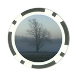 Foggy Tree Poker Chip Back