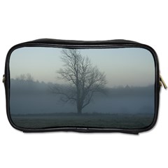 Foggy Tree Travel Toiletry Bag (one Side) by plainandsimple