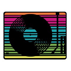 Dj Turn Table Fleece Blanket (small) by PaolAllen2