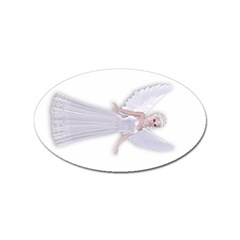 Beautiful fairy nymph faerie fairytale Sticker (Oval)