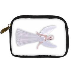 Beautiful Fairy Nymph Faerie Fairytale Digital Camera Leather Case by goldenjackal