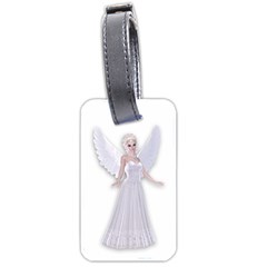 Beautiful Fairy Nymph Faerie Fairytale Luggage Tag (one Side) by goldenjackal