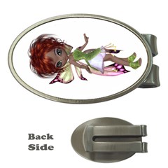 Fairy Magic Faerie In A Dress Money Clip (oval)