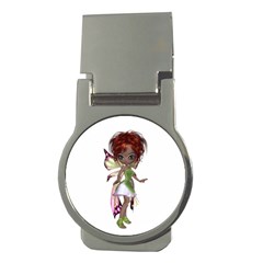 Fairy Magic Faerie In A Dress Money Clip (round)